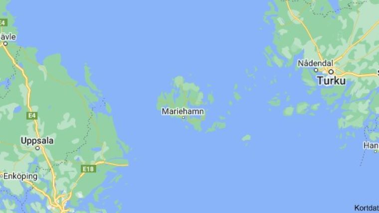 Ålandsøerne kort